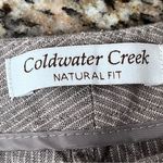 Coldwater Creek Linen Wide Leg Pants 18W Beige Relaxed Fit Coastal Boho Photo 7