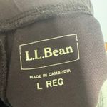 L.L.Bean Cotton Pull On Pants Women L Chocolate Brown Layer Minimal Gorpcore Photo 6