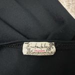 Free People Intimately  Black Square Neck Bodysuit Size Medium Photo 2