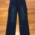 Nina Rossi high waist straight leg cargo denim pants size S Photo 0