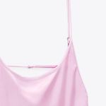 ZARA Satin Effect Dress Maxi Midi Slip Bodycon Wedding Party Coctail Photo 7