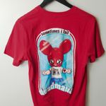 Urban Outfitters Deadmau5 DJ T Shirt Red Medium M Graphic Tee Short Sleeve 100% Cotton Solid Logo Photo 14