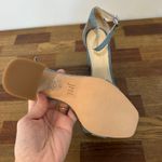 J. McLaughlin  Womens Esme Heels 8 Blue Chambray Denim Pump Sandal Event Photo 5