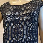 Connected Apparel  pullover black and cream dress. Size 16 Photo 1