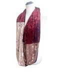 Apt. 9  Burgundy Pink Soft Cozy Crushed Velvet Lightweight Infinity Scarf Holiday Photo 1