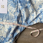 WAYF NEW ALTONIA BOTANICAL PRINT SWING DRESS IN BLUE TOILE Photo 9