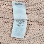 Aerie Oversized Mock Neck Chunky Knit Sweater Blush Pink M Photo 5