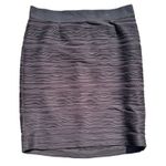 Alfani  size 10 petite Black Wave-Pattern Skirt Photo 0
