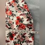 NWOT Potpourri Size 2X Rose Floral Print Button Down Denim Shacket Top Pockets Pink Photo 10