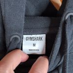 Gymshark Black Cropped Crest Hoodie Long Sleeve Sweatshirt Size Medium Photo 5