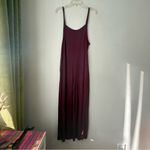 Elloh Burgundy Pocket Detailed Overall Jumpsuit S Photo 3