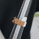 Gold Filled Mesh Ring with Shimmer Butterfly Photo 6