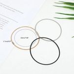 Boutique NEW 2 mm Gold Plated Stainless Steel 316L Stackable Guitar String Bracelets Photo 5