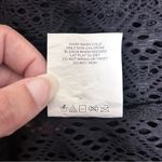 MiracleSuit  Black Open Knit Scoop Neck 3/4 Sleeve Pullover Coverup Dress XL Photo 8