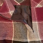 Talbots  Dark Academia Wool Tartan Plaid Lined Plum Purple Black Grey Skirt 10 Photo 5