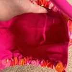 Pink and Orange Floral Cotton Tote Photo 5