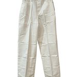 Juicy Couture Jeans Women's Size 31 Wide Leg Cuff High Rise White Lunita, NWT Photo 0