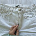 AGOLDE  Jeans Womens 27 White High Rise Skinny Light Wash Distressed Boho City Photo 3