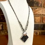 Park Lane  Edgy Diamond Shaped Pendant necklace Photo 2