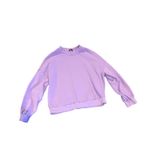SheIn  Lilac Purple Women's‎ Large Cotton Long Sleeve Slighty Cropped Sweatshirt Photo 1