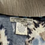 Alberto Makali  Blue, White & Brown Printed 3/4 Sleeve Shirtigan Size L‎ Photo 4