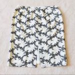 Ann Taylor  Skirt 12 NWOT Wool Silk Embroidered Floral Lace Midi White Black Photo 4
