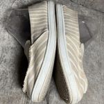 Womens casual flats shoes Size 7 8 oxfords white Tan stripe Casual Boat Vacation Photo 5
