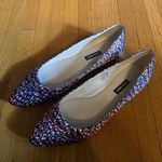 Nine West  Mod Multicolored Dot Pointed Flats, Size 10M Photo 0