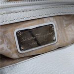 Salvatore Ferragamo  White Leather Tote Bag Photo 6