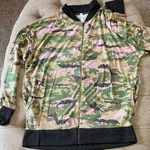 Soft Lightweight Camo Bomber Jacket‎ Green Size M Photo 2
