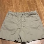 L.L. Bean Women's Beige Jean Shorts like new size 20 Tan Photo 4