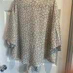 Mud Pie  Beige Leopard Print Taupe V-Neck Blouse Photo 1