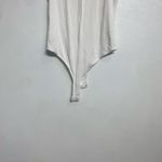 Wasabi + Mint  White Square Neck Bodysuit Sz L Photo 7