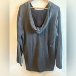 Barefoot Dreams  Sunbleached 100% Cotton Bonfire Hoodie Faded Black 1X Photo 3