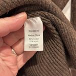 Coldwater Creek  Women’s Large Cabincore Cozycore Brown Sweater Ribbed Turtleneck Photo 5