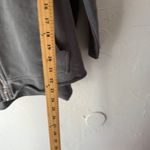 ALLSAINTS Charcoal Grey Oversized Distressed Zip Up Hoodie Sweatshirt Small Gray Photo 5