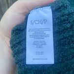 CAbi  Tryst Green Open Back Turtleneck Sweater | S Photo 4