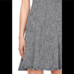 Rebecca Taylor  SLUB SUITING DROP WAIST DRESS 10 Photo 5