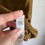 Offline by Aerie Tan Long Sleeve Cropped Polo Blouse Womens XS Preppy Photo 4