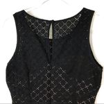 3/$30 Francesca's | Black Lace Mini Dress Tan Lining S Photo 5