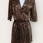 Ramy Brook Copper Metallic Vincy Dress Size Small Read Description Photo 6