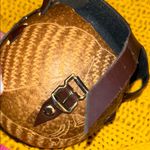 Half Coconut Brown Leather Crossbody Bag Photo 11