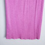 Free People Pink Tie Front Ribbed Maxi Skirt Photo 2