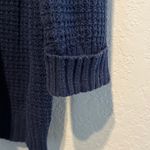 Forever 21  Navy Blue Women's Cardigan size S Knit Cozy Fall Winter Long Sleeve Photo 2