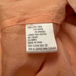 Antonio Melani  peach orange short sleeve button front jacket size 12 Photo 6