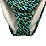 Shoshanna Swimwear Bandeau One Piece Chain link Print Sweetheart Medium Photo 3