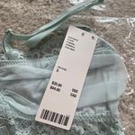 Urban Outfitters Out From Under Naomi Longline Lace Bralette NWT Size S - Icy Blue Photo 5