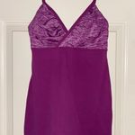 Lululemon V Neck Embrace Tank Top Size 8 Heathered Purple Photo 0