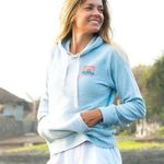 Rhythm. Dawn Fleece Vintage Sun Graphic Pullover Hoodie Sky Blue Size Large Photo 0