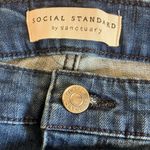 Social Standard by Sanctuary Mid Rise Kick Crop Jeans Size 14 Blue Photo 4